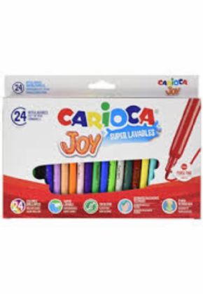 Rotulador Carioca Joy lavable 24 colores